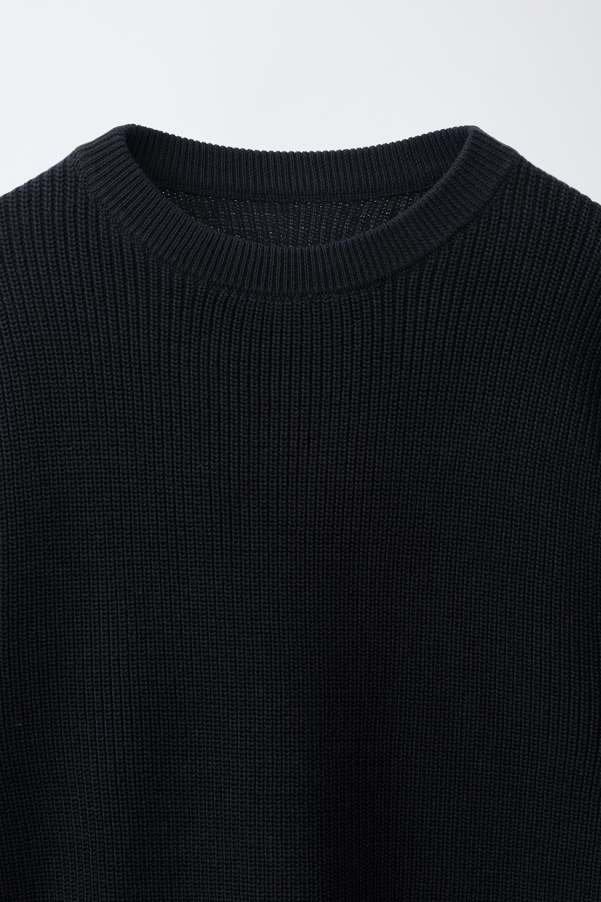 STRIPED PURL KNIT JUMPER